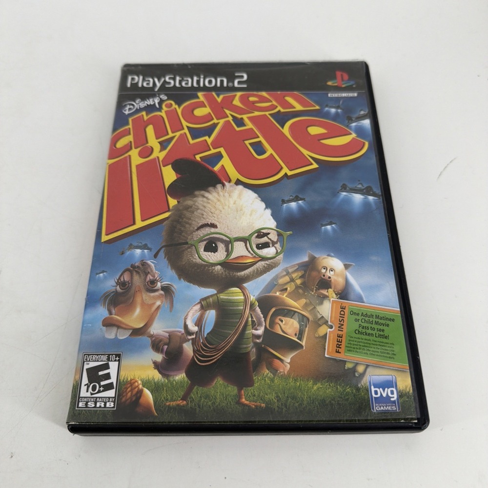 Disney's Chicken Little PS2 PlayStation 2 Disc + Case